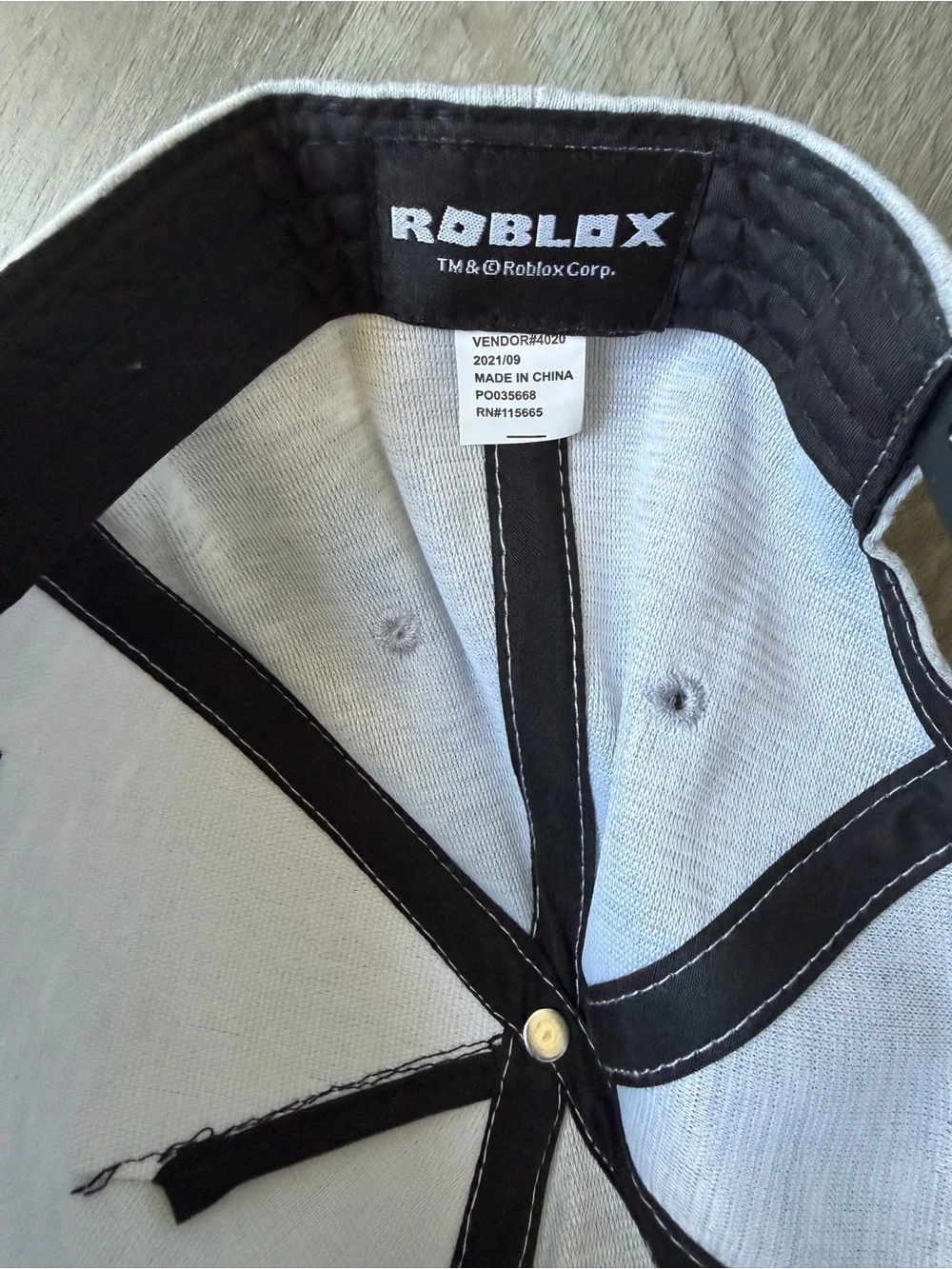 roblox official snapback